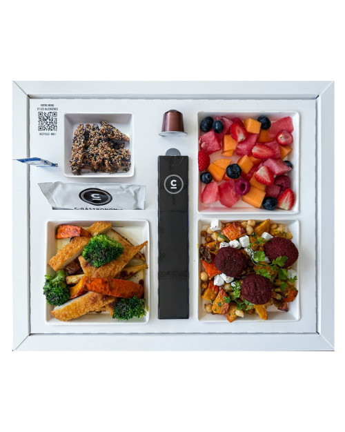 Plateau repas vegan / Vegan meal tray