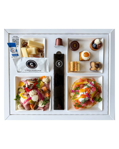 Plateau repas gastronomie / Gourmet meal tray