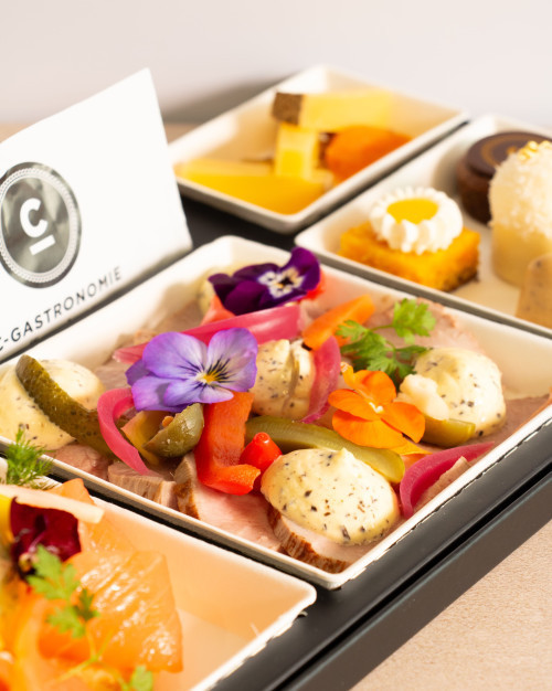 Plateau repas gastronomie / Gourmet meal tray