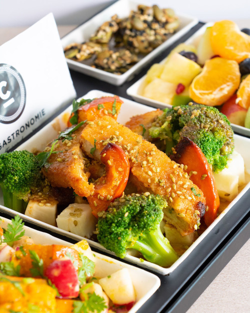 Plateau repas vegan / Vegan meal tray