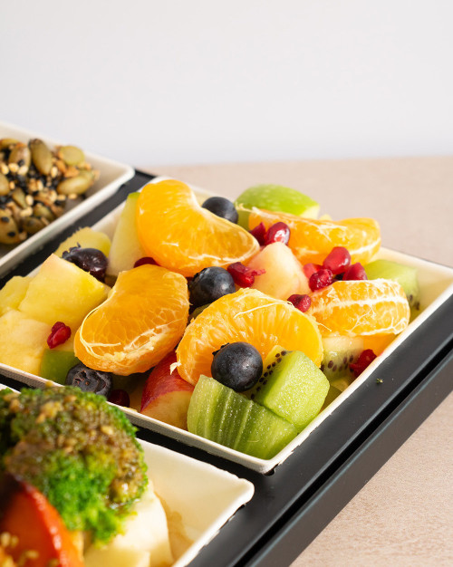 Plateau repas vegan / Vegan meal tray