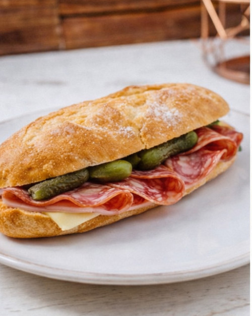 Sandwich beurre rosette / Rosette butter sandwich