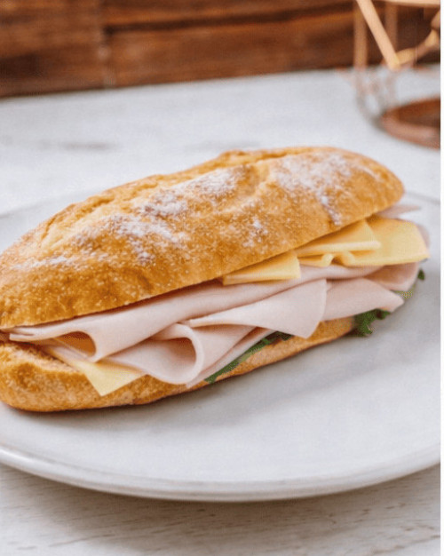 Sandwich jambon emmental / Emmental ham sandwich