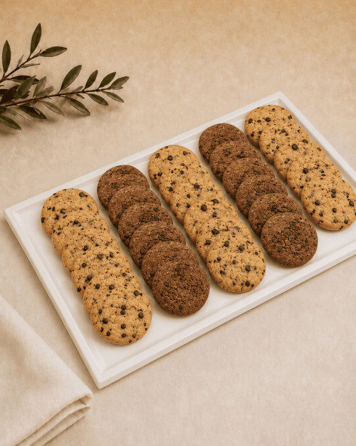 Plateau de 30 mini cookies / Mini-cookies – tray of 30 pieces