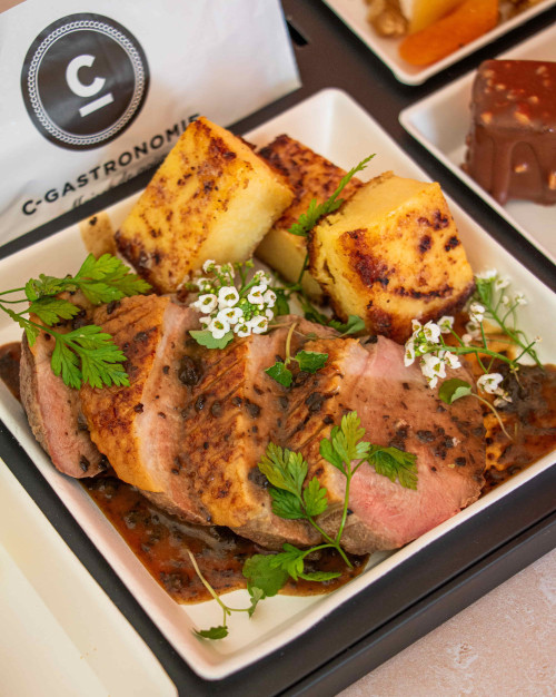 Plateau repas gastronomie / Gourmet meal tray