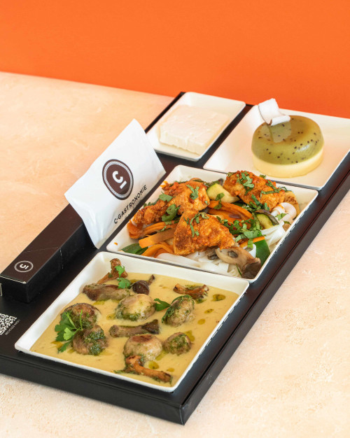Plateau repas saveurs du monde / World flavours meal tray