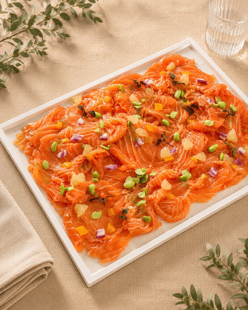 Saumon fumé de Norvège tranché - 750g / Sliced ​​Norwegian smoked salmon - 750g