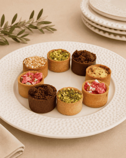 Mini flans - Plateau de 30 pièces /Mini flans - Tray of 30 pieces