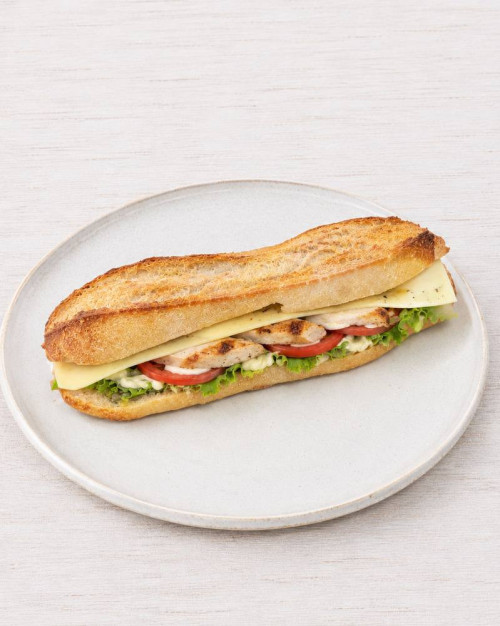 Sandwich poulet crudités / Raw chicken sandwich