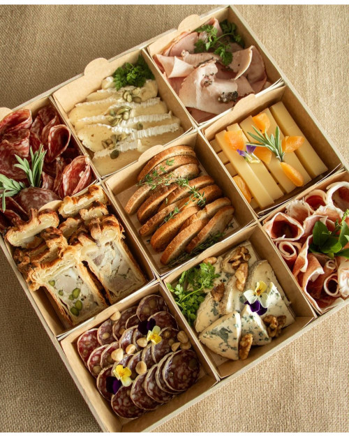 Coffret de charcuterie et fromage