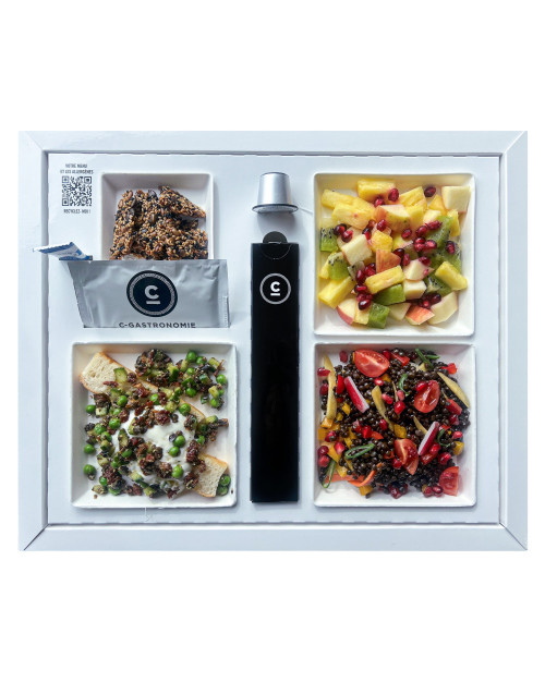 Plateau repas vegan / Vegan meal tray