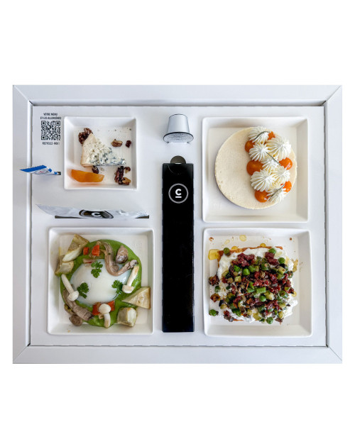 Plateau repas végétarien / Vegatarian meal tray