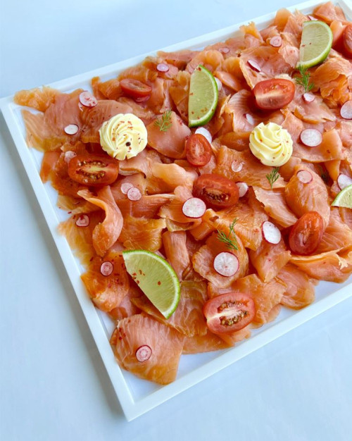 Saumon fumé de Norvège tranché - 700g / Sliced ​​Norwegian smoked salmon - 700g