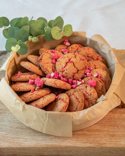 Cookie aux pralines - boîte de 20 pièces / Cookie with praline - box of 20 pieces