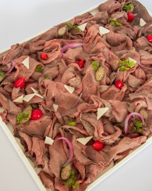 Bœuf rôti en tranches sauce tartare  - 750g / Sliced roast beef with tartare sauce - 750g